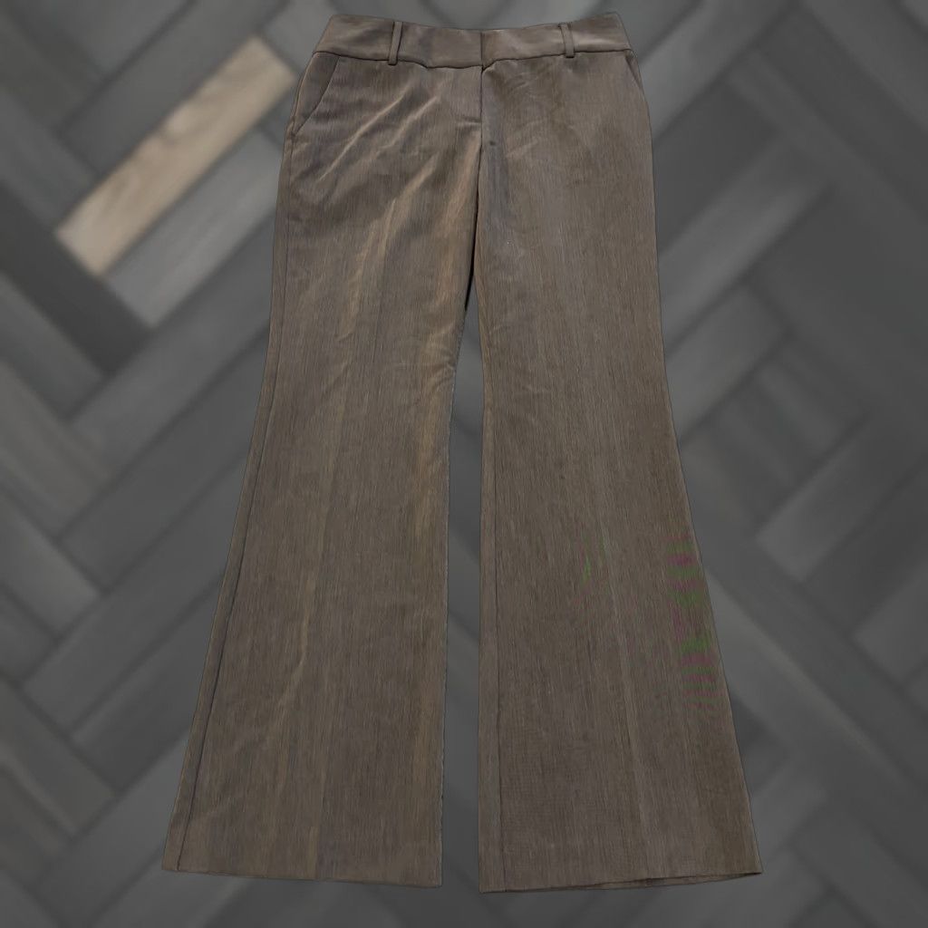 Etro NWT Axcess Dress Pants Women's 4 Gray Stretch Metro Fit Flared Leg Career Pants Womens 4 Gray Stretch Flared Leg Dress Pants Axcess Size 27" / US 4 / IT 40 - 1 Thumbnail