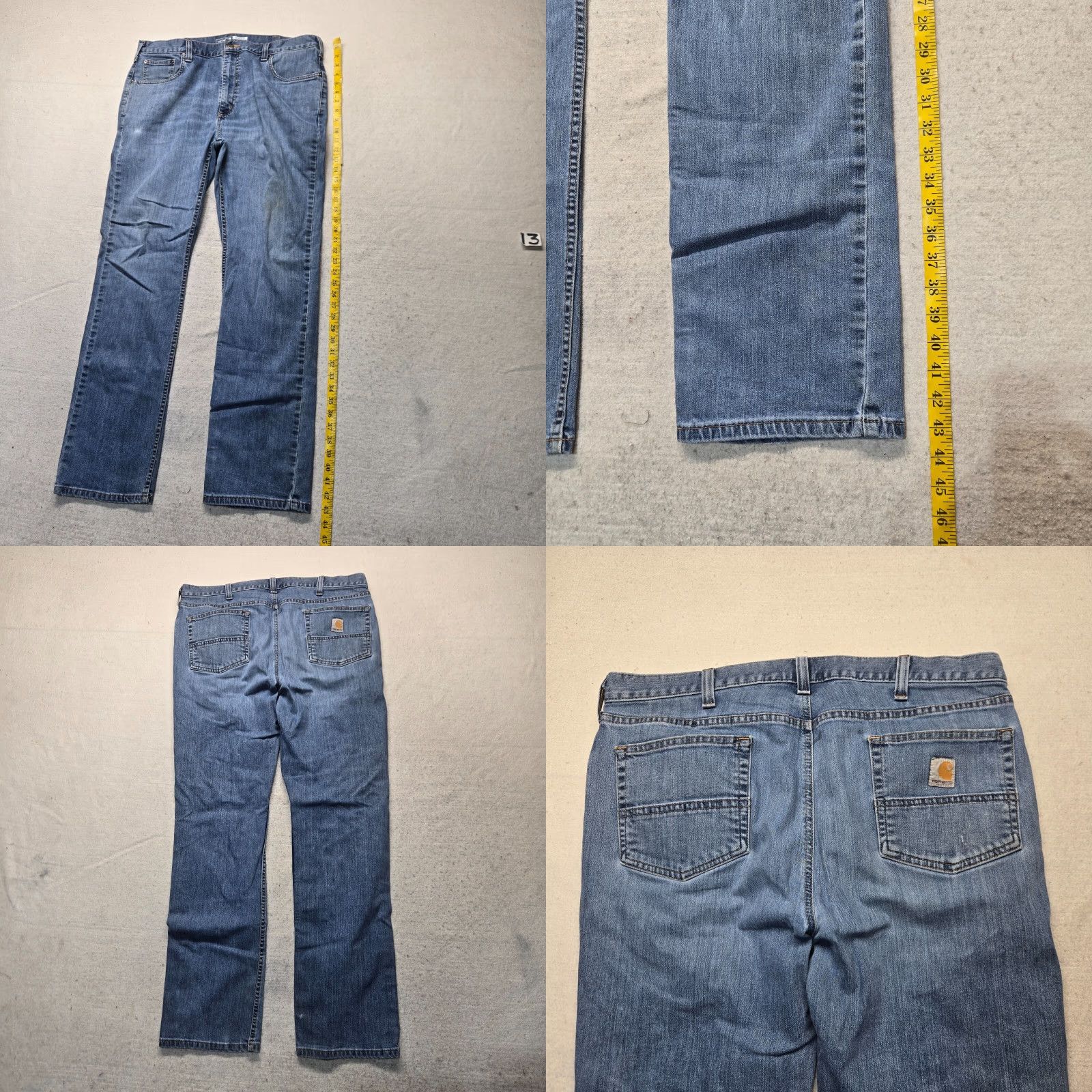 Carhartt Carhartt Relaxed Fit Blue Jeans Adult Men's 38W x 34L Denim Casual Pants Size US 38 / EU 54 - 8 Thumbnail