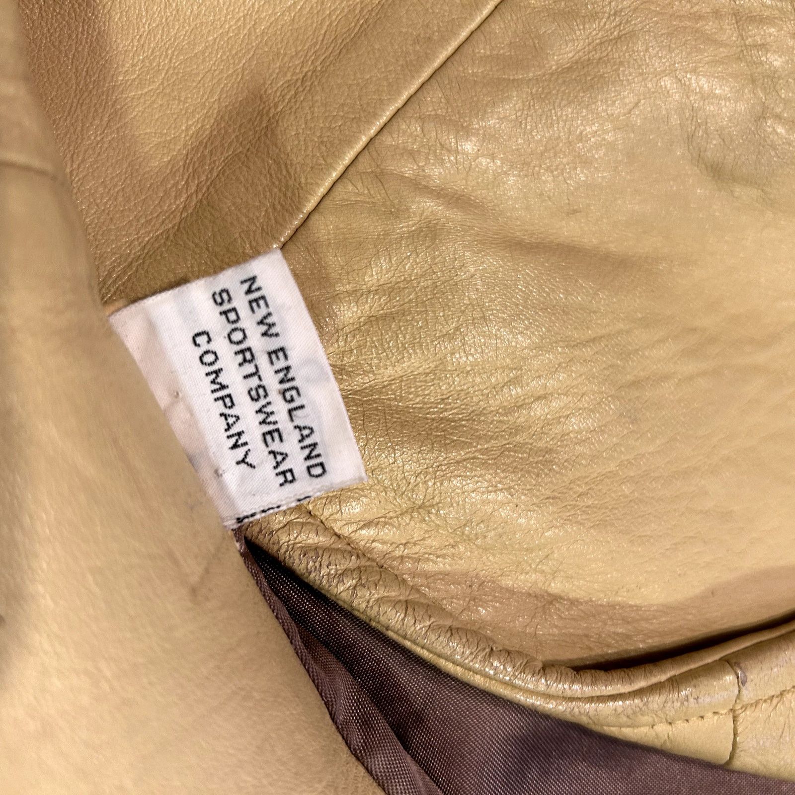 Wilsons Leather 70s Vintage New England Sportswear Belted Leather Jacket M Size M / US 6-8 / IT 42-44 - 4 Thumbnail