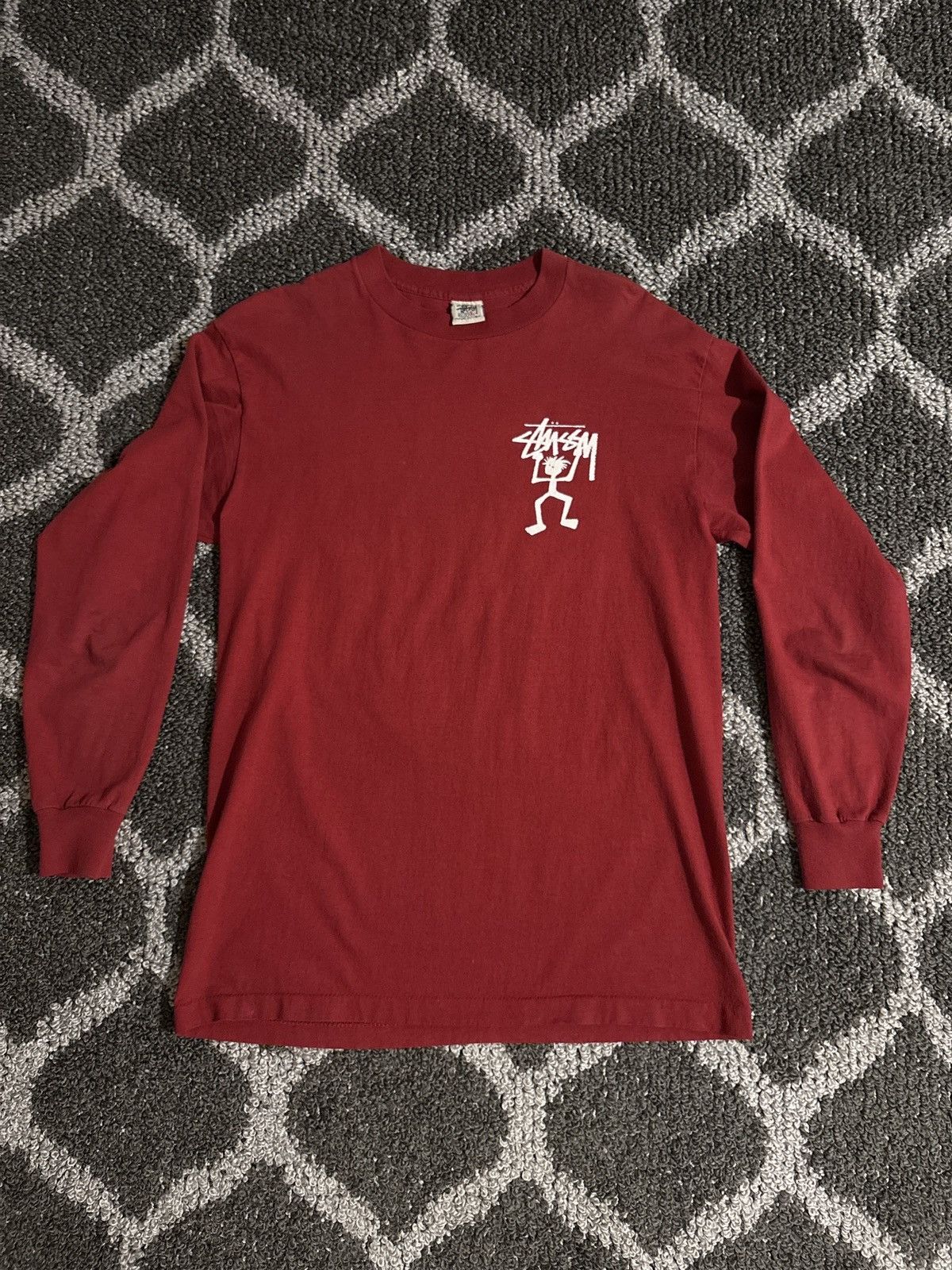 Stussy Red Stussy Longsleeve Size US L / EU 52-54 / 3 - 1 Thumbnail