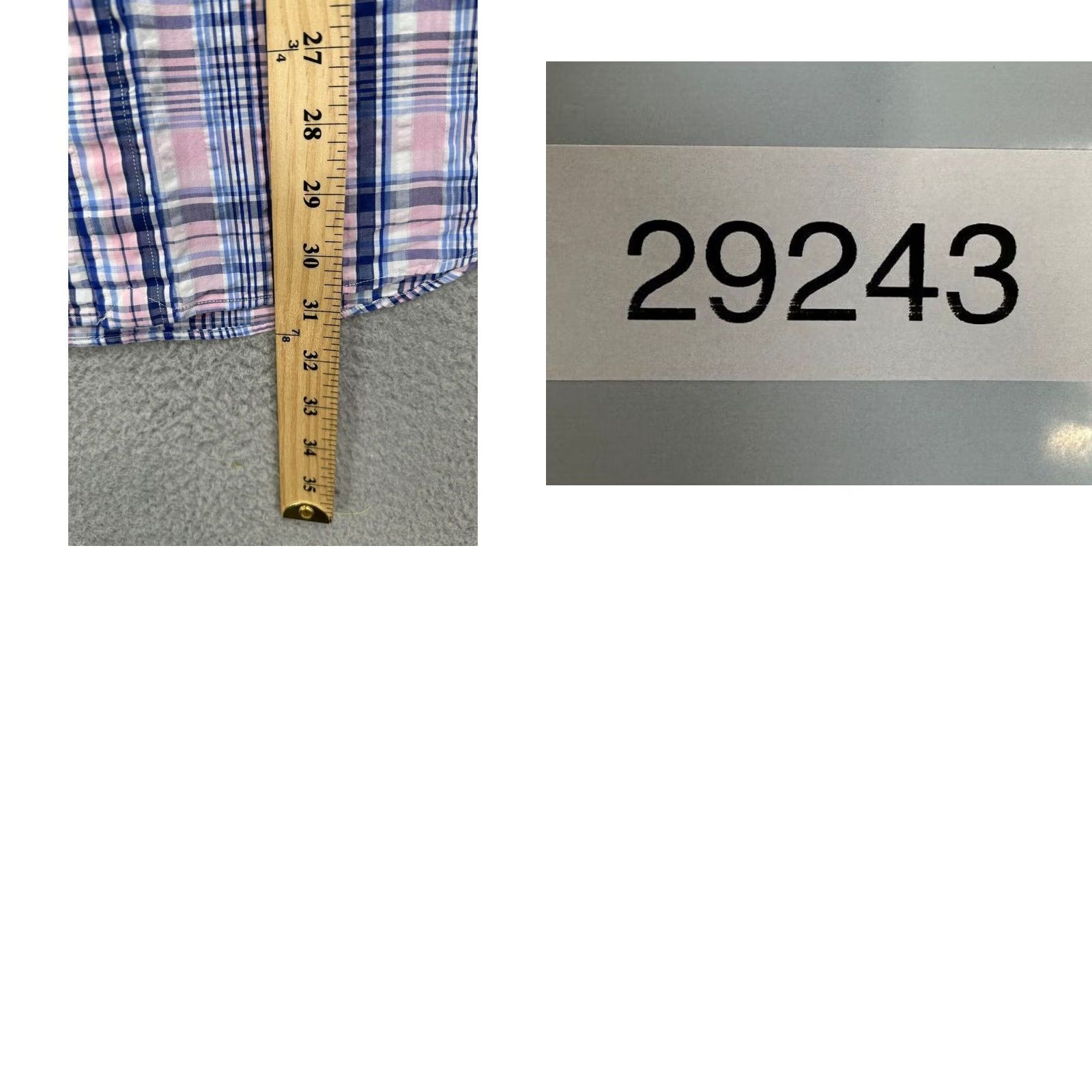 Ralph Lauren Ralph Lauren Button-Down Shirt Adult XL Pink Blue Seersucker Plaid Casual Mens Size US XL / EU 56 / 4 - 8 Thumbnail