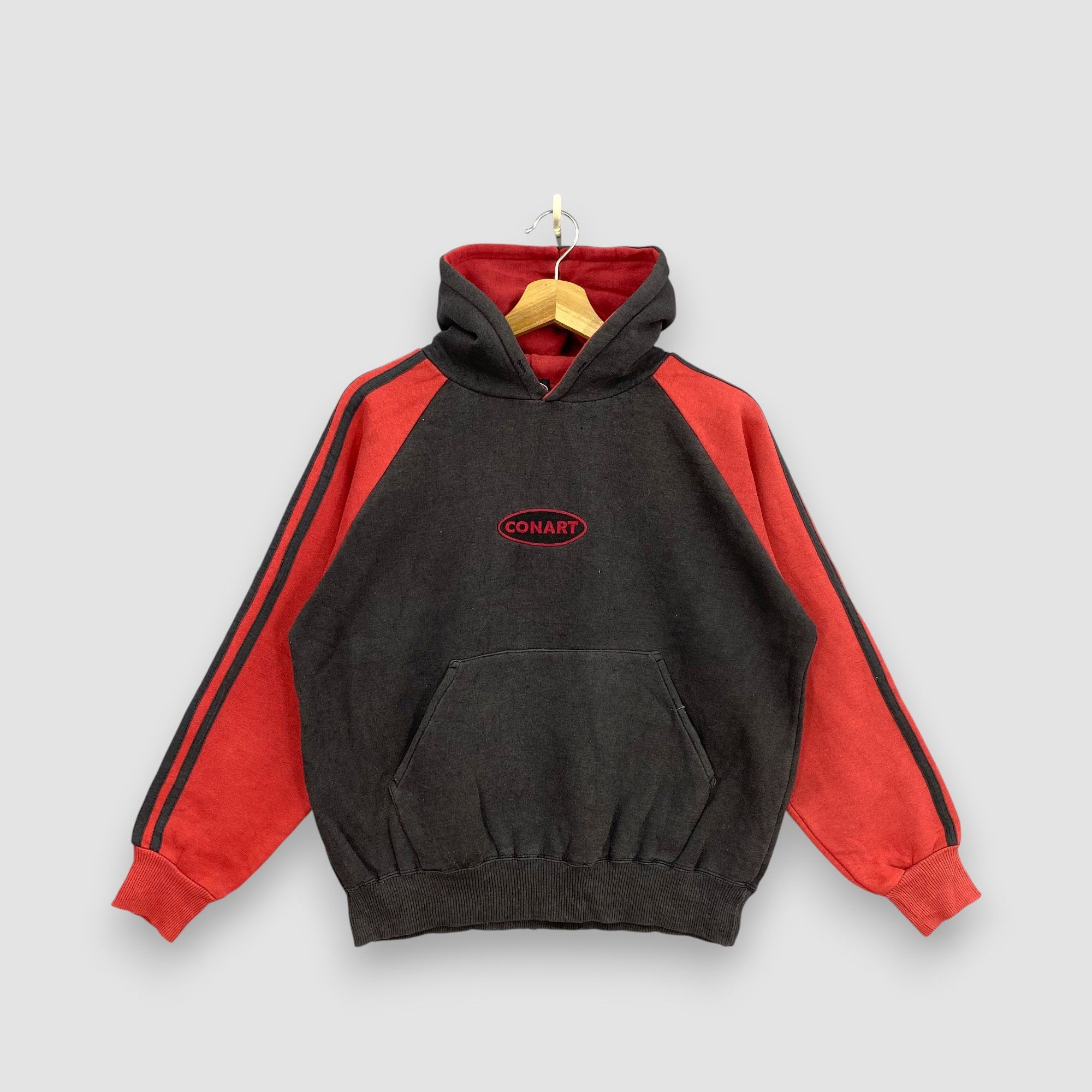 Vintage Vintage 90s Conart Hoodie Streetwear Pullover Jumper Size US L / EU 52-54 / 3 - 1 Thumbnail