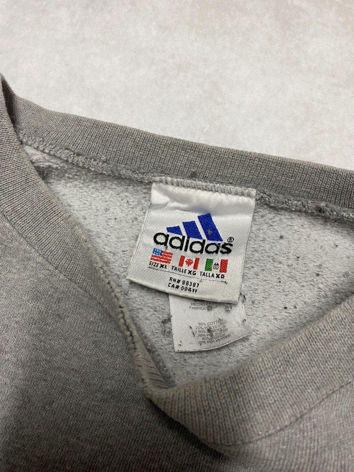 Adidas × Vintage Crazy Y2K Skater Essential Vintage 90’s Adidas Crewneck XL Size US XL / EU 56 / 4 - 3 Thumbnail