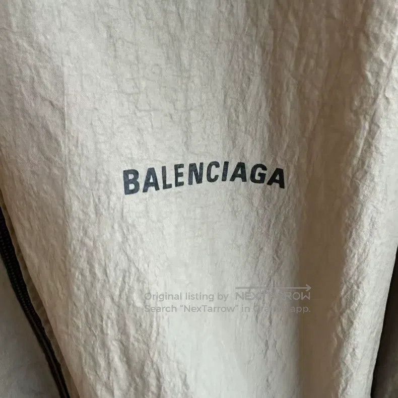 Balenciaga Balenciaga Beige Print Colorblock Windbreaker Jacket Size US S / EU 44-46 / 1 - 3 Thumbnail