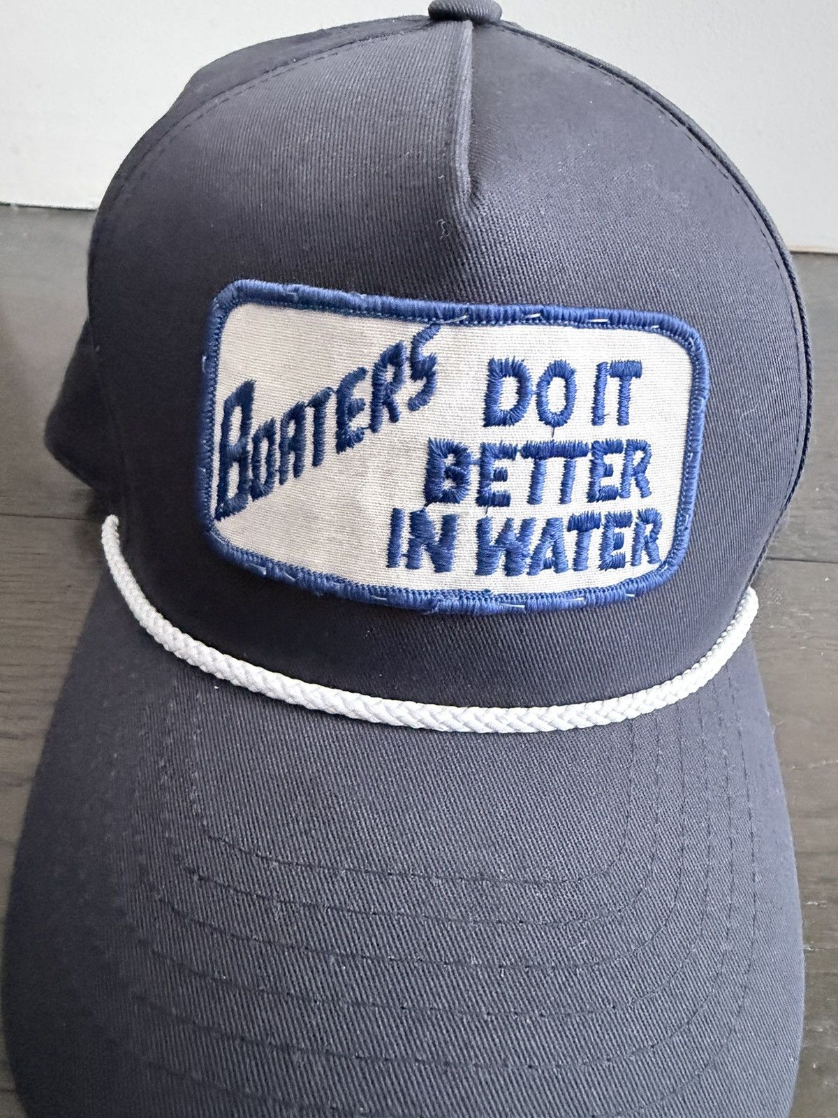 Other Vintage Boaters Patch on New Blue Cap Size ONE SIZE - 2 Thumbnail