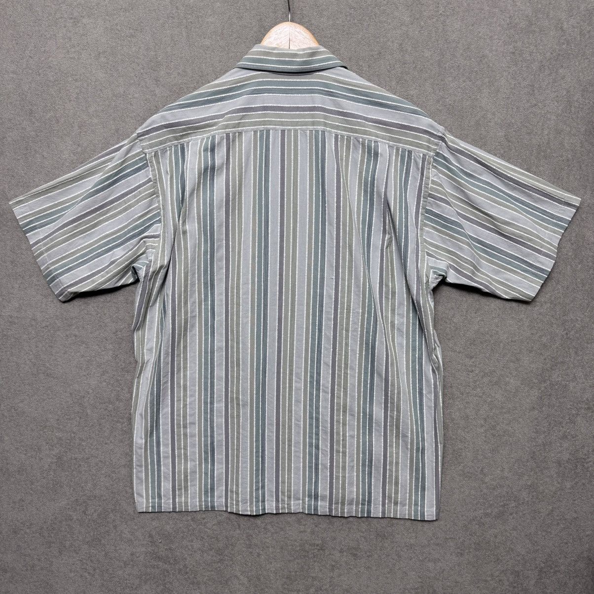 Balmain Pierre Balmain Open Collar Relaxed Fit Multicolor Striped Size US L / EU 52-54 / 3 - 6 Thumbnail