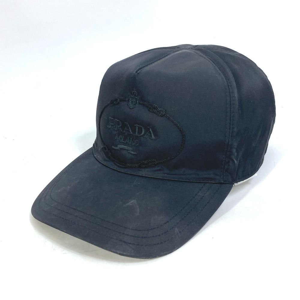 Prada Prada 2Hc587 Triangle Logo Plate Chapeau Cap Baseball Nylon Men Size ONE SIZE - 1 Thumbnail