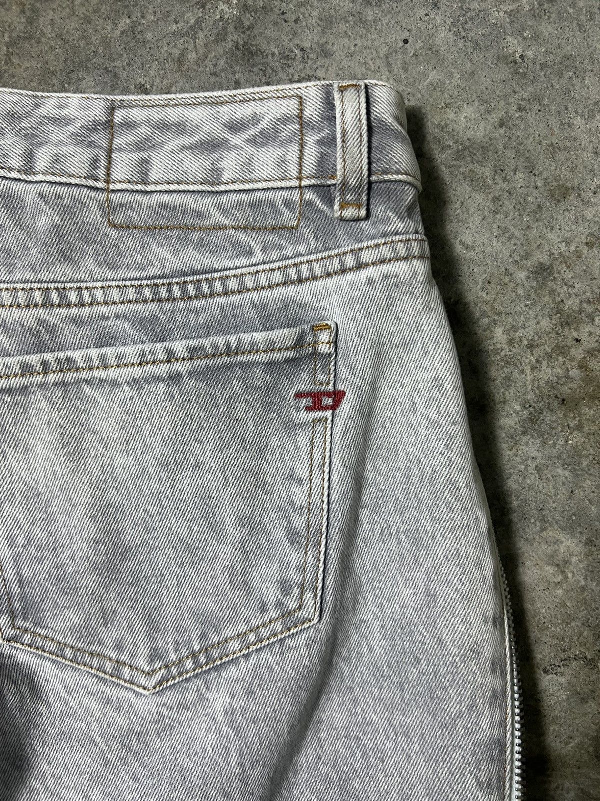 Diesel Diesel - FW/22 - Double Zip Denim Pants Size US 32 / EU 48 - 13 Thumbnail