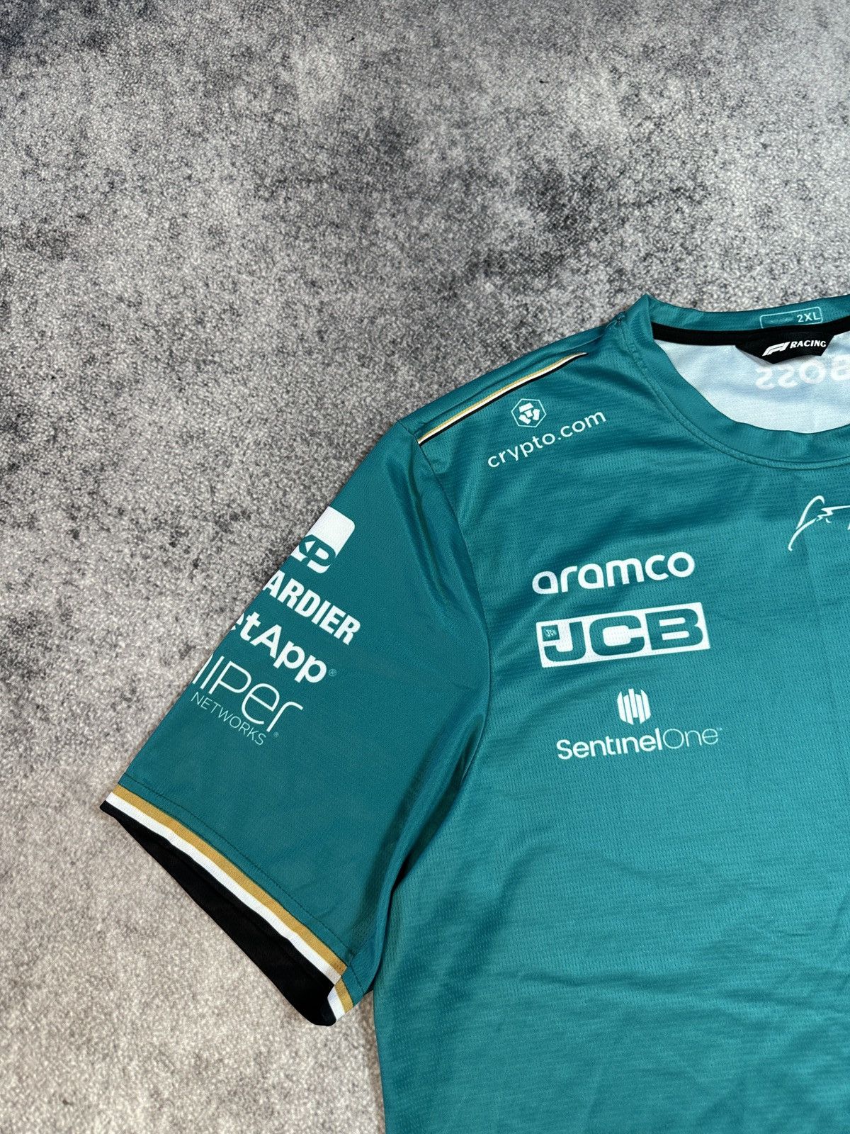 Formula 1 Boss Aston Martin 14 Alonso Formula One Team T-shirt 2XL Size US XXL / EU 58 / 5 - 2 Thumbnail