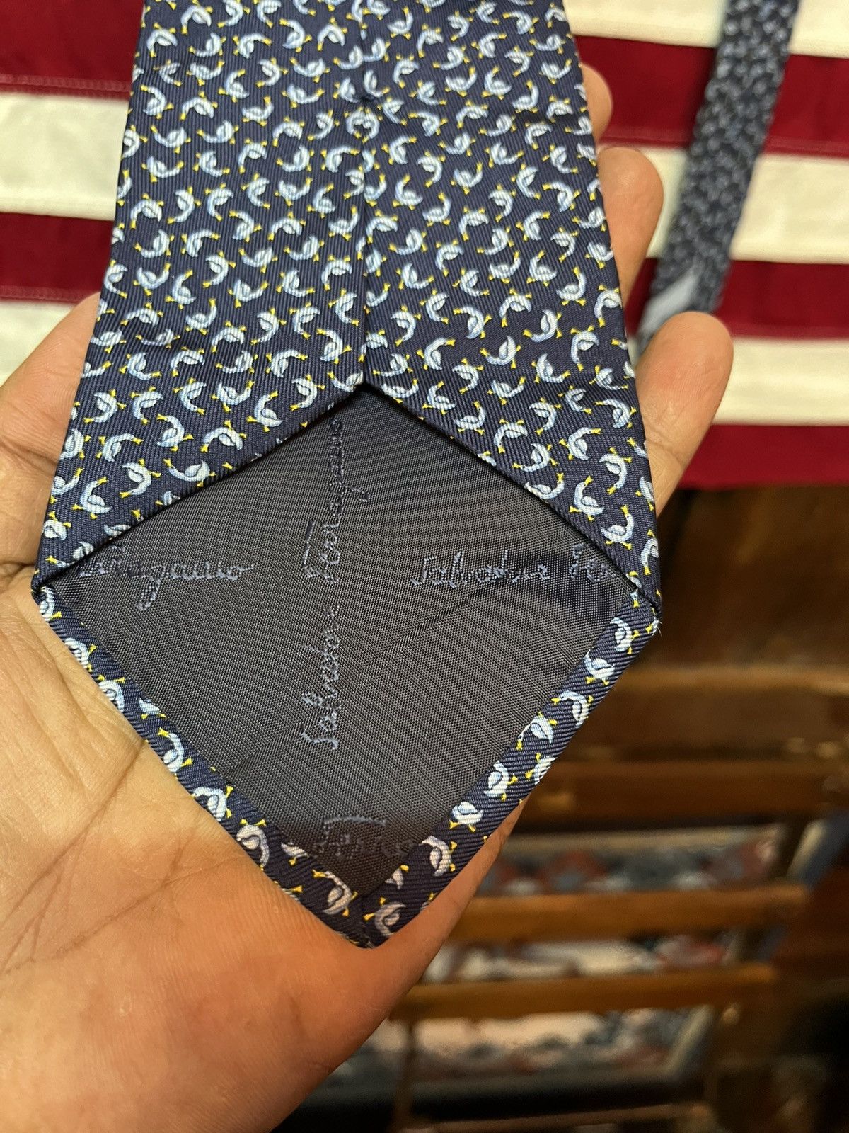 Salvatore Ferragamo Salvatore Ferragamo Silk Tie Size ONE SIZE - 4 Thumbnail