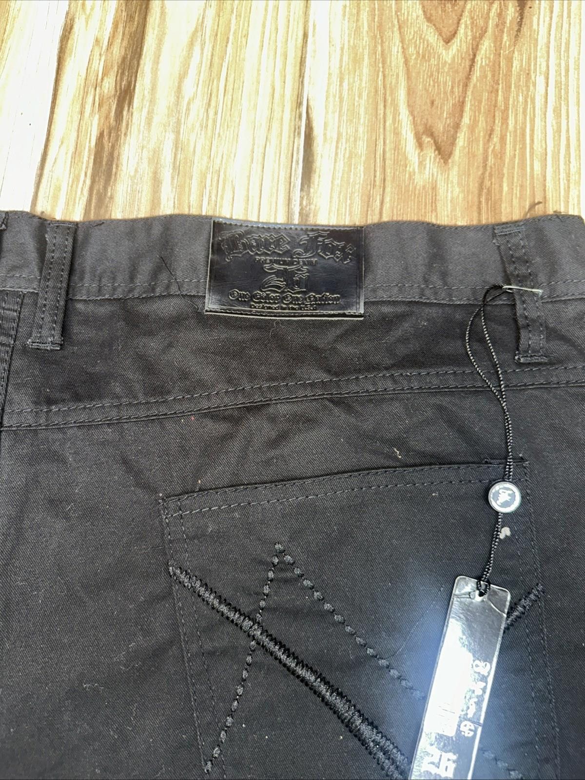 Fox Racing Rare Fox Black White Y2K 90s Hip hop Street Size 44 Shorts Size US 44 / EU 60 - 8 Thumbnail