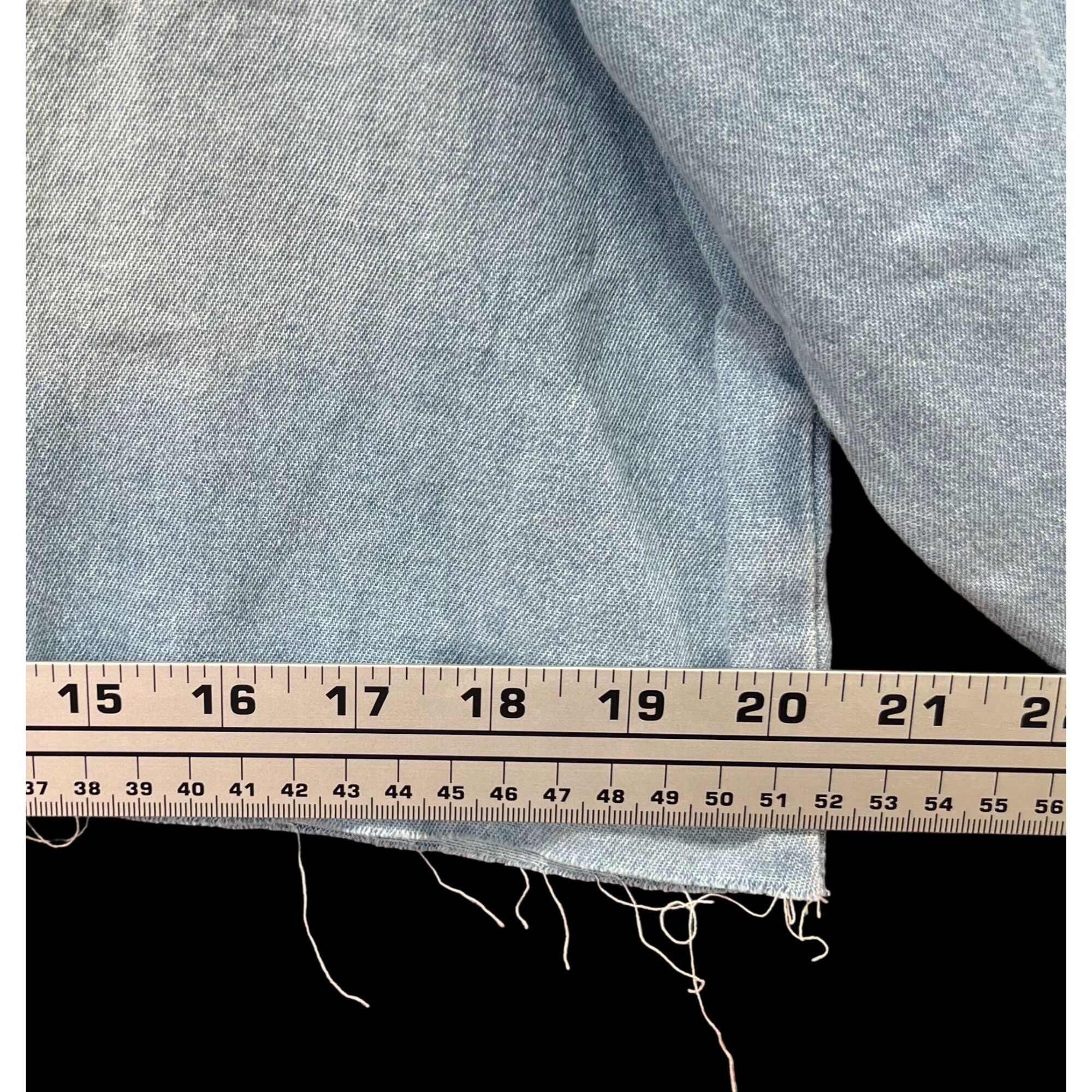 rue21 Rue 21 - Women's Chambray Long Sleeve Button Down Shirt With Size XL / US 12-14 / IT 48-50 - 6 Thumbnail
