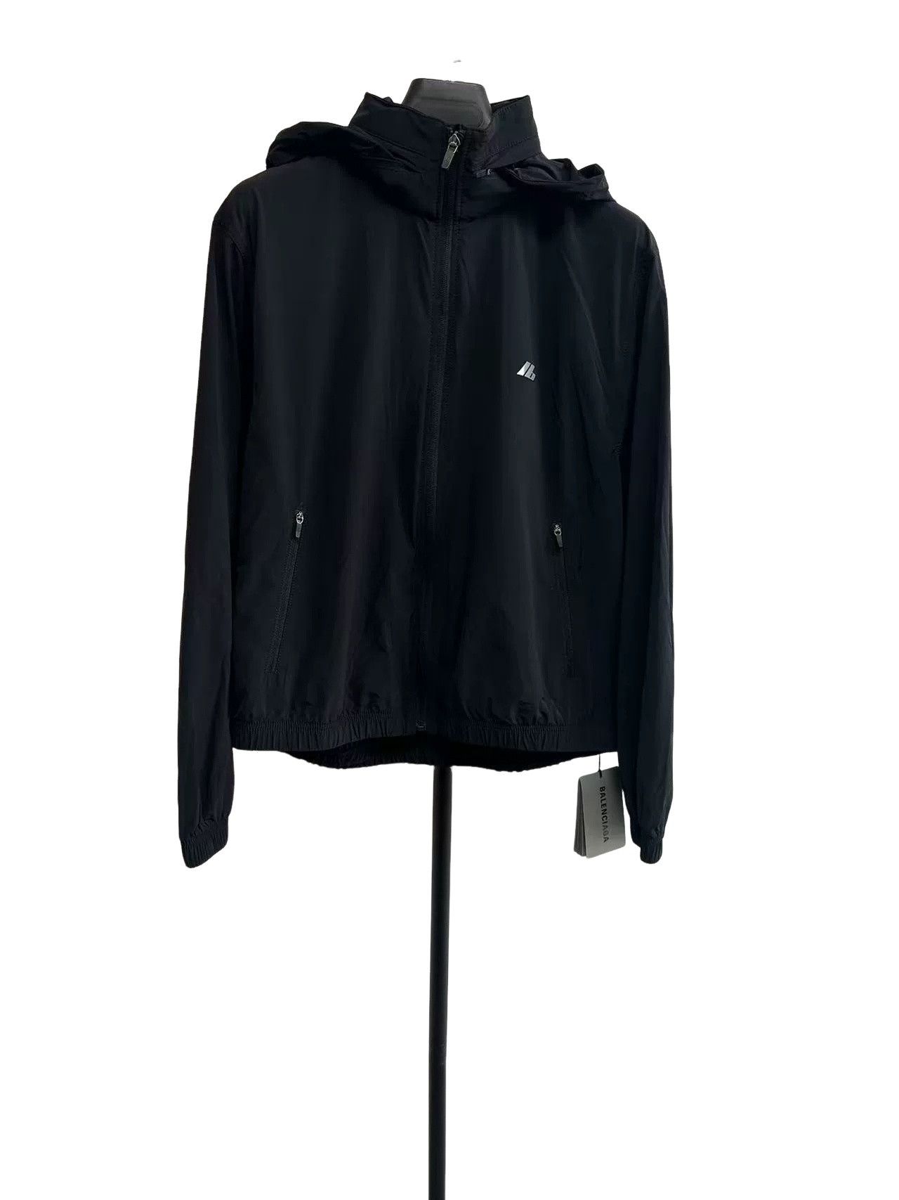 Balenciaga Balenciaga Activewear Logo Hooded Zip-up Jacket EU 40 Size US XXS / EU 40 - 1 Thumbnail