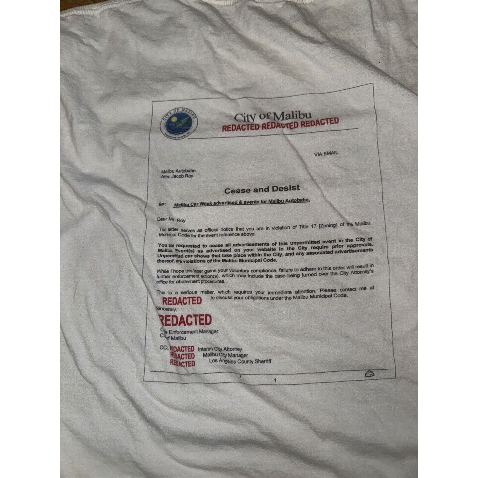 Japanese Brand × Vintage Malibu Car Week T-Shirt 23x28 Measured XL Cut Tag White Size US XXL / EU 58 / 5 - 4 Thumbnail