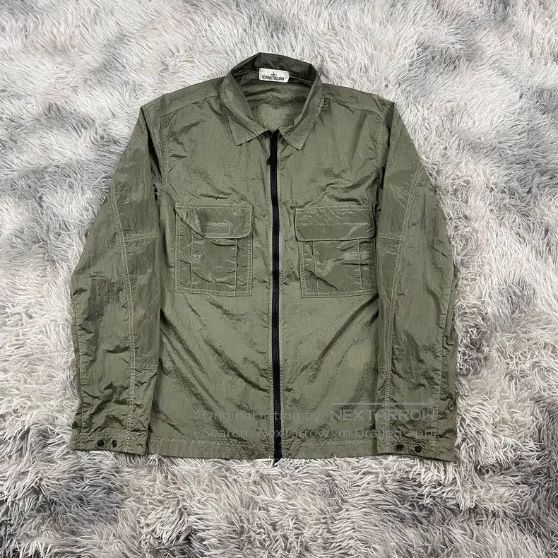 Stone Island Stone Island Tail Rat Green Silver Green Metal Nylon Doubl Size US L / EU 52-54 / 3 - 1 Thumbnail