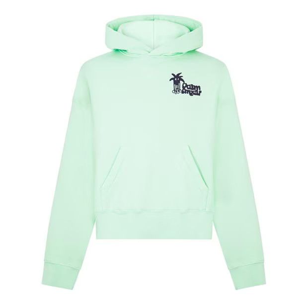 image of Palm Angels O1G2R1Mq0524 Hoodies In Light Green, Men's (Size Large)