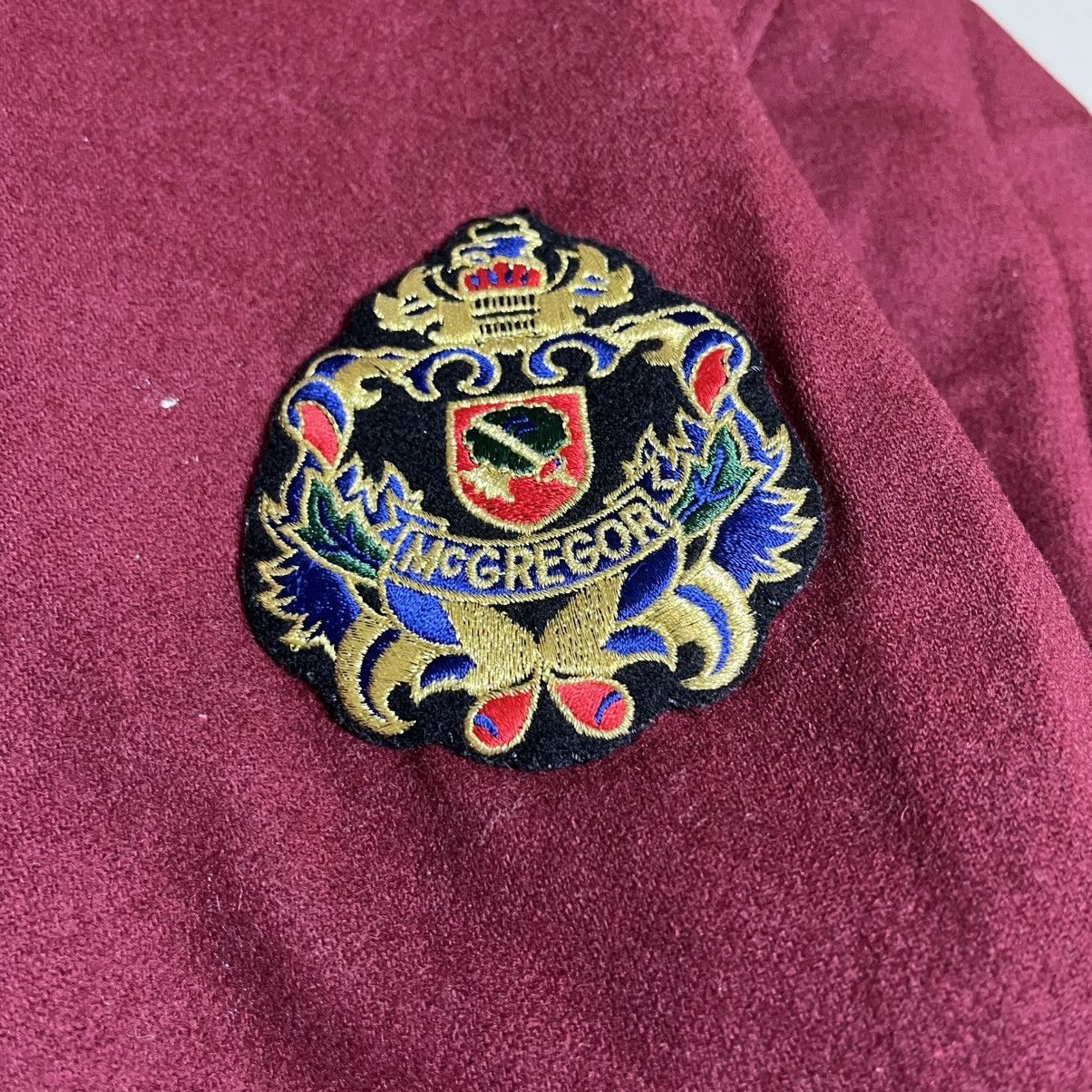 McGregor McGregor Crest Patch Maroon Hooded Jacket Japan Ivy Style Size US L / EU 52-54 / 3 - 5 Thumbnail