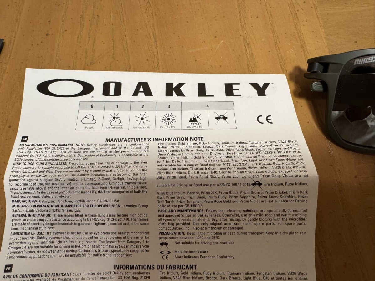 Oakley Oakley- Latch Beta- Frame Matte Olive- Lens Prizm Black Size ONE SIZE - 13 Thumbnail