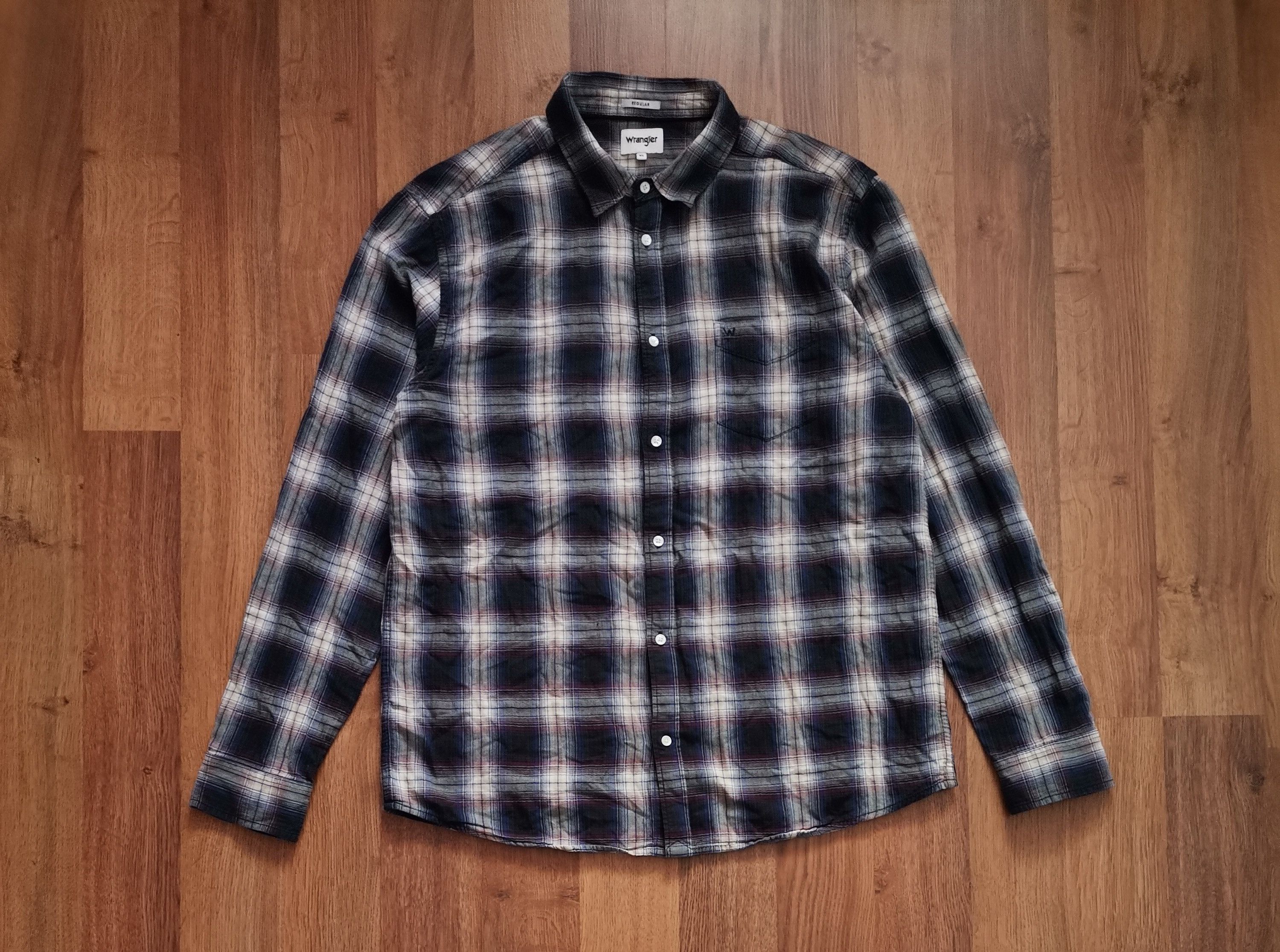 Wrangler Wrangler Checkered Shirt Size US XL / EU 56 / 4 - 1 Thumbnail