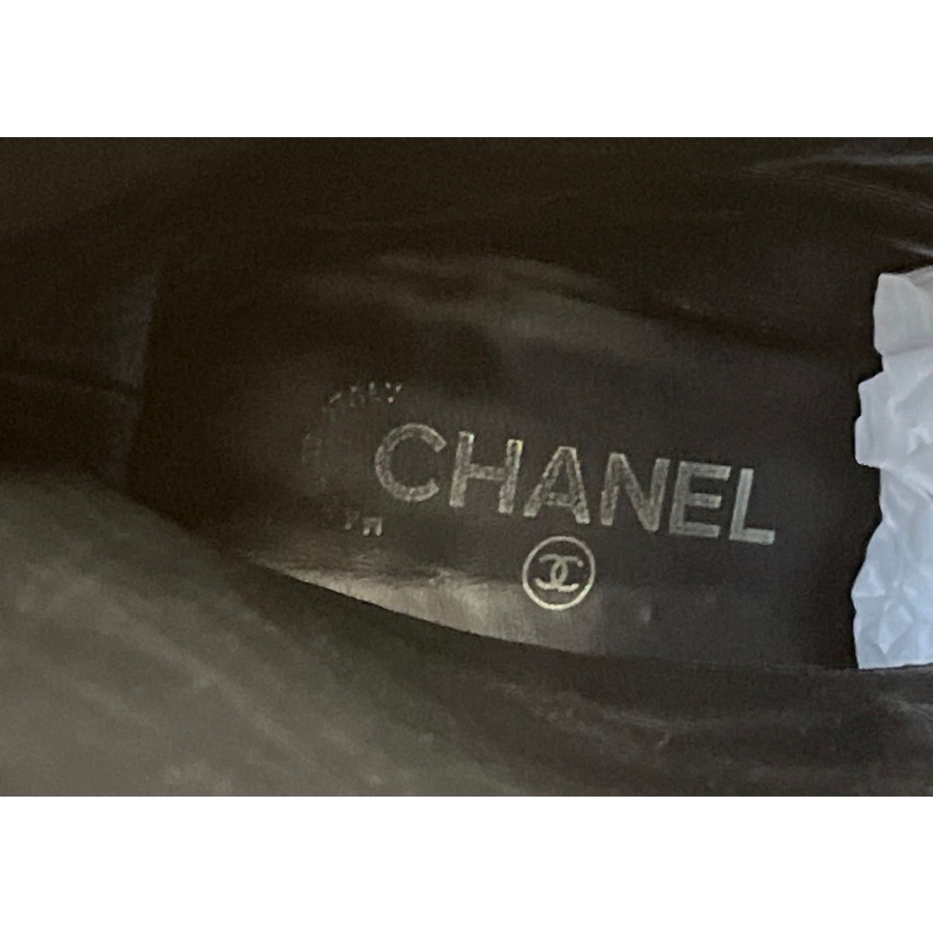 Chanel Chanel Two-Tone CC logo Leather Boots - Size 40.5 Size US 9.5 / IT 39.5 - 6 Thumbnail