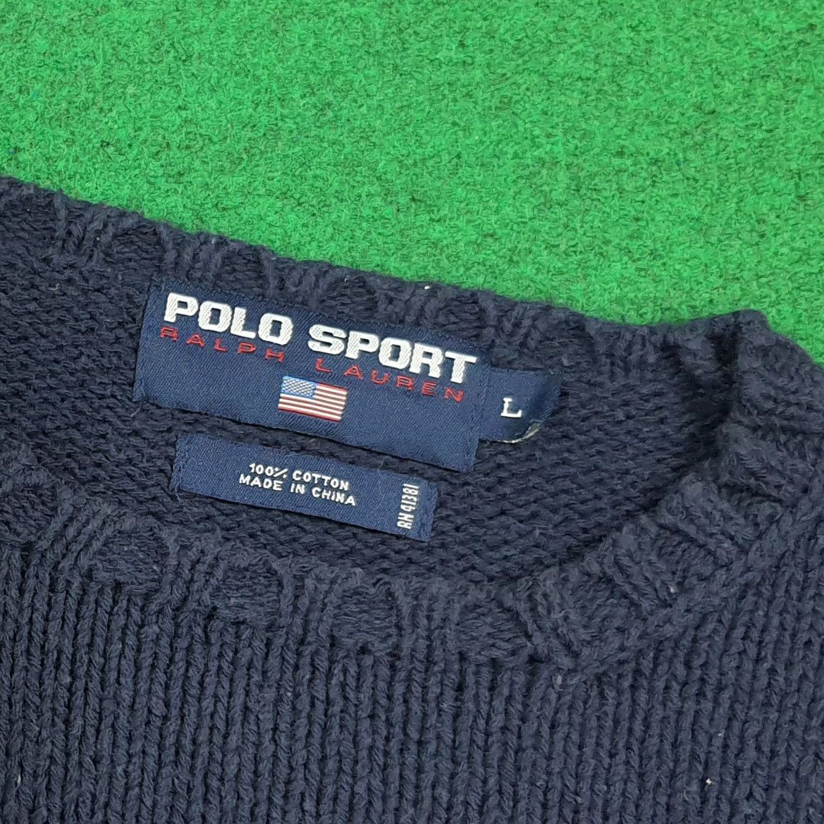 Polo Ralph Lauren Vintage Polo Sport Ralph Lauren Knitwear Sweatshirt C281N20 Size US L / EU 52-54 / 3 - 5 Thumbnail