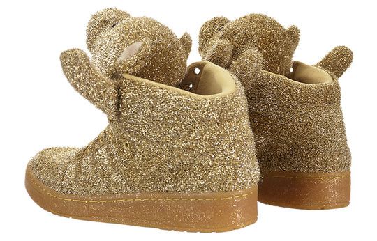 Adidas × Jeremy Scott ADIDAS JEREMY SCOTT sneakers, BEAR, Tinsel Gold shoes G96188 Size US 9 / EU 42 - 19 Thumbnail