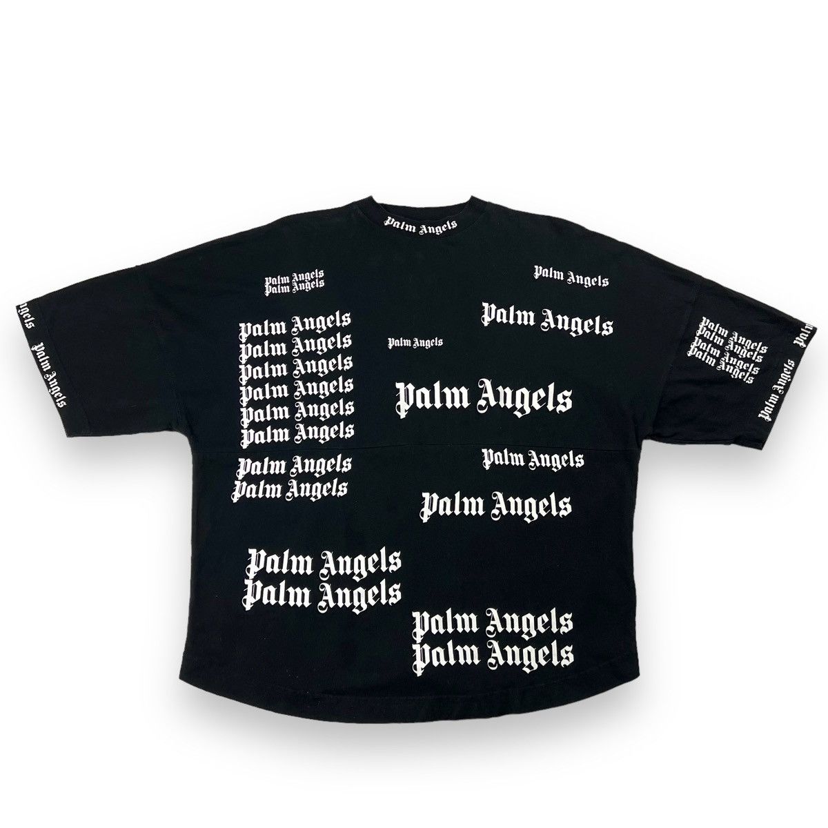 Palm Angels Palm Angels Multi Logo T Shirt Size US S / EU 44-46 / 1 - 2 Thumbnail