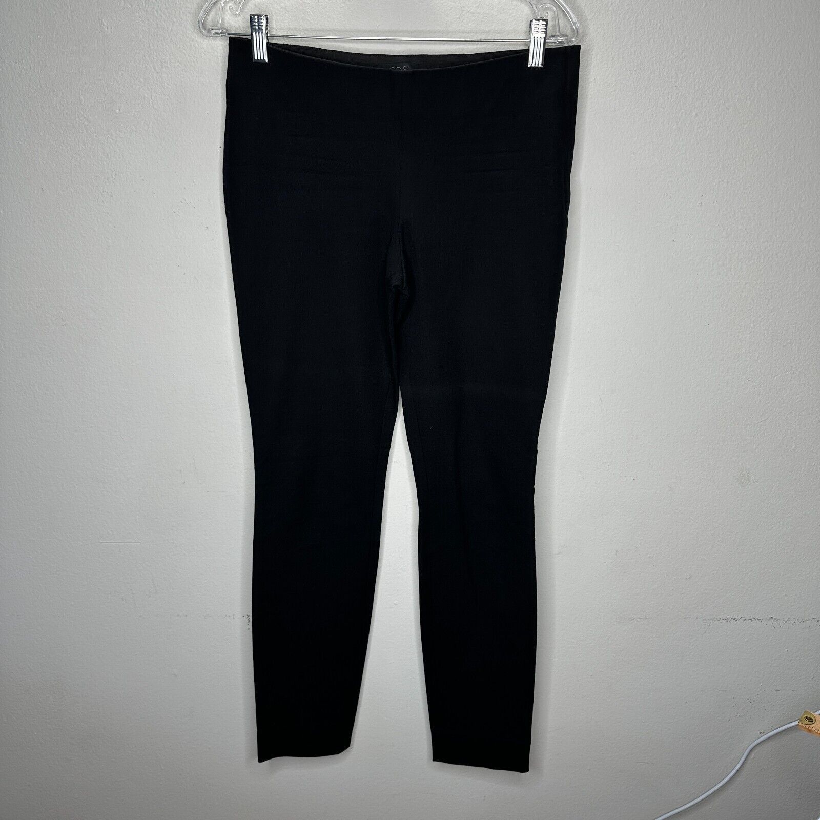 Cos COS Black Stretch Side Zip Flat Slim Leggings Trousers 38 Size 27" / US 4 / IT 40 - 10 Thumbnail