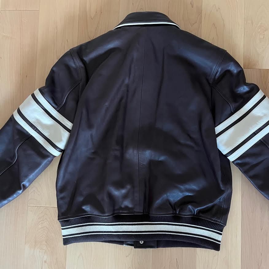 Stussy Stussy Wales Bonner Leather Varsity Jacket & Collab Dustbag Size US M / EU 48-50 / 2 - 9 Thumbnail