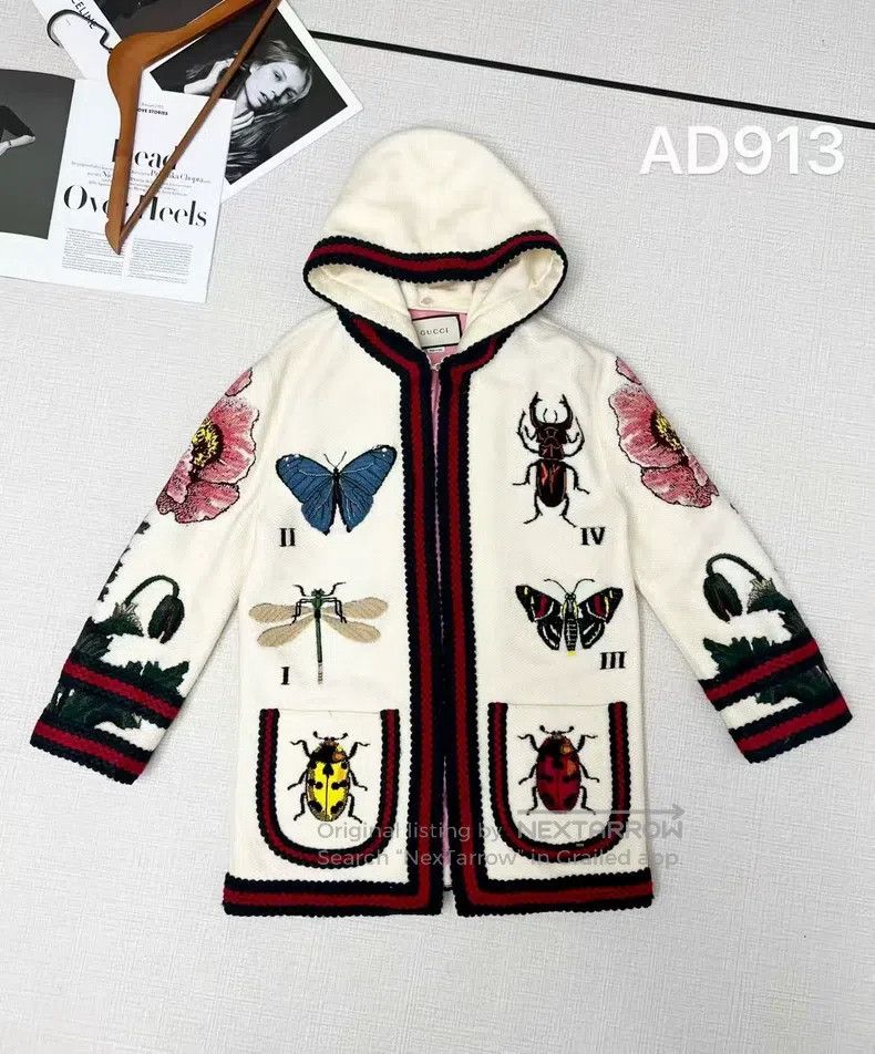 Gucci Gucci Show-style embroidered cardigan hooded jacket Size XS / US 0-2 / IT 36-38 - 1 Thumbnail