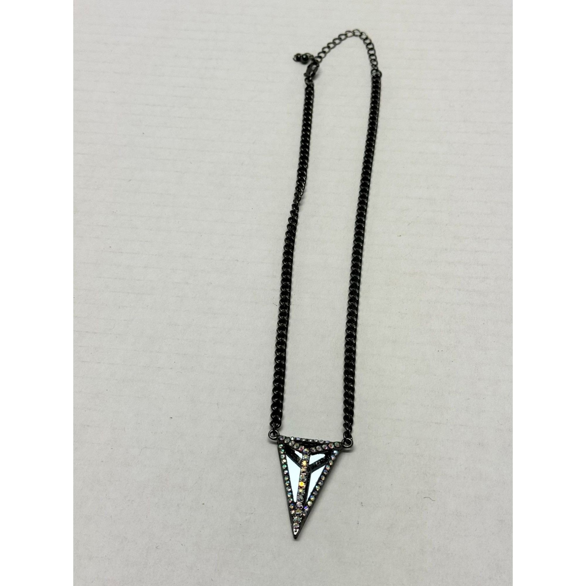 Vintage Rhinestone stud chain necklace Size ONE SIZE - 5 Thumbnail