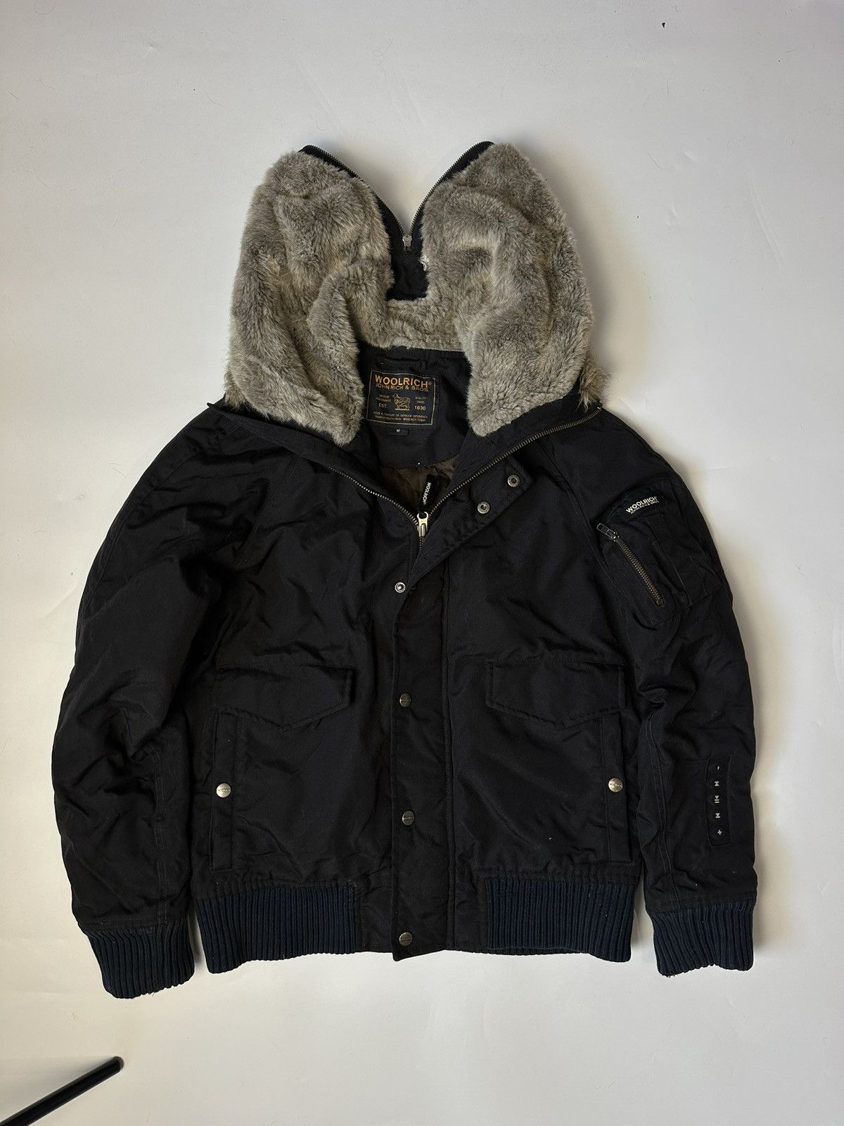 Woolrich Woolen Mills Rare Woolrich John Rich & Bros.Faux Fur Winter Bobmer Jacket Size US M / EU 48-50 / 2 - 8 Thumbnail