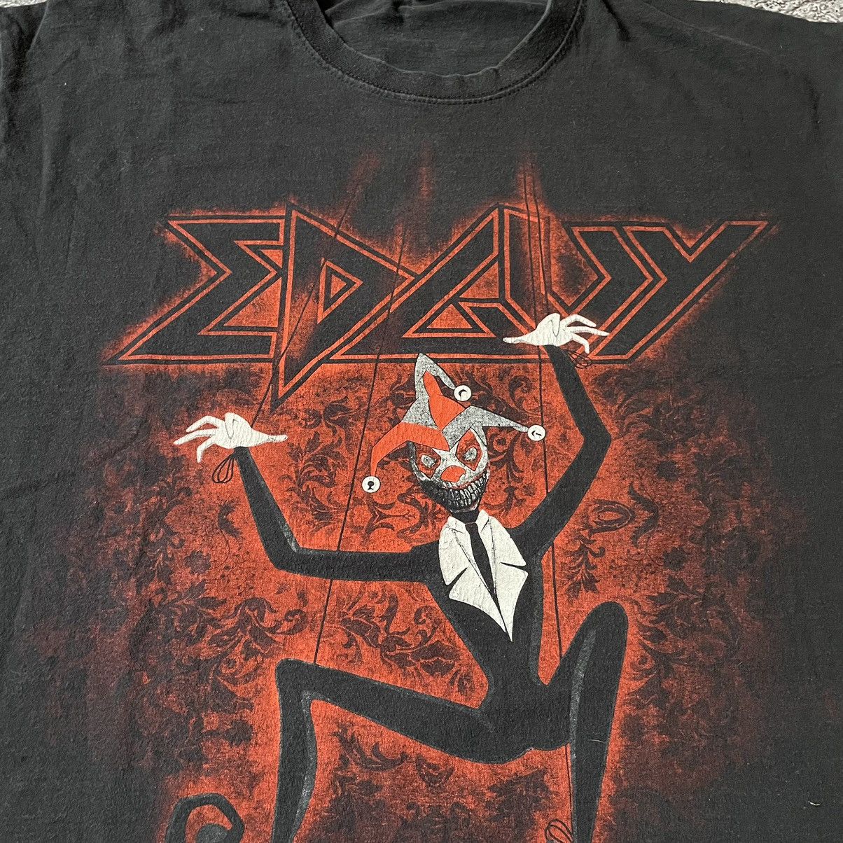 Vintage Vintage 2000s Edguy Band Tee Graphic Horror Punk Grunge L Size US L / EU 52-54 / 3 - 5 Thumbnail