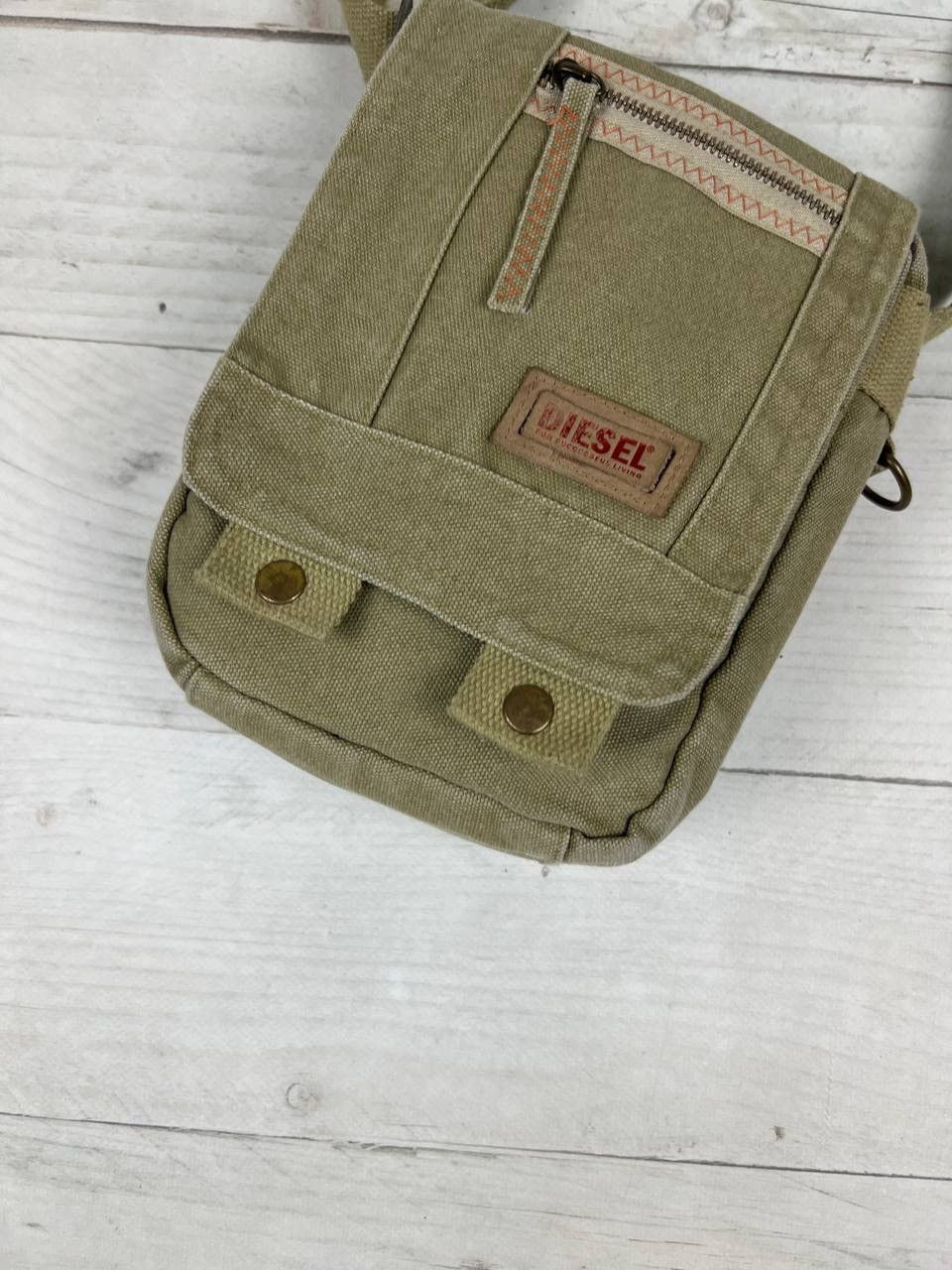 Diesel Vintage Diesel Messenger Shoulders Bag Y2K 90s Size ONE SIZE - 2 Thumbnail