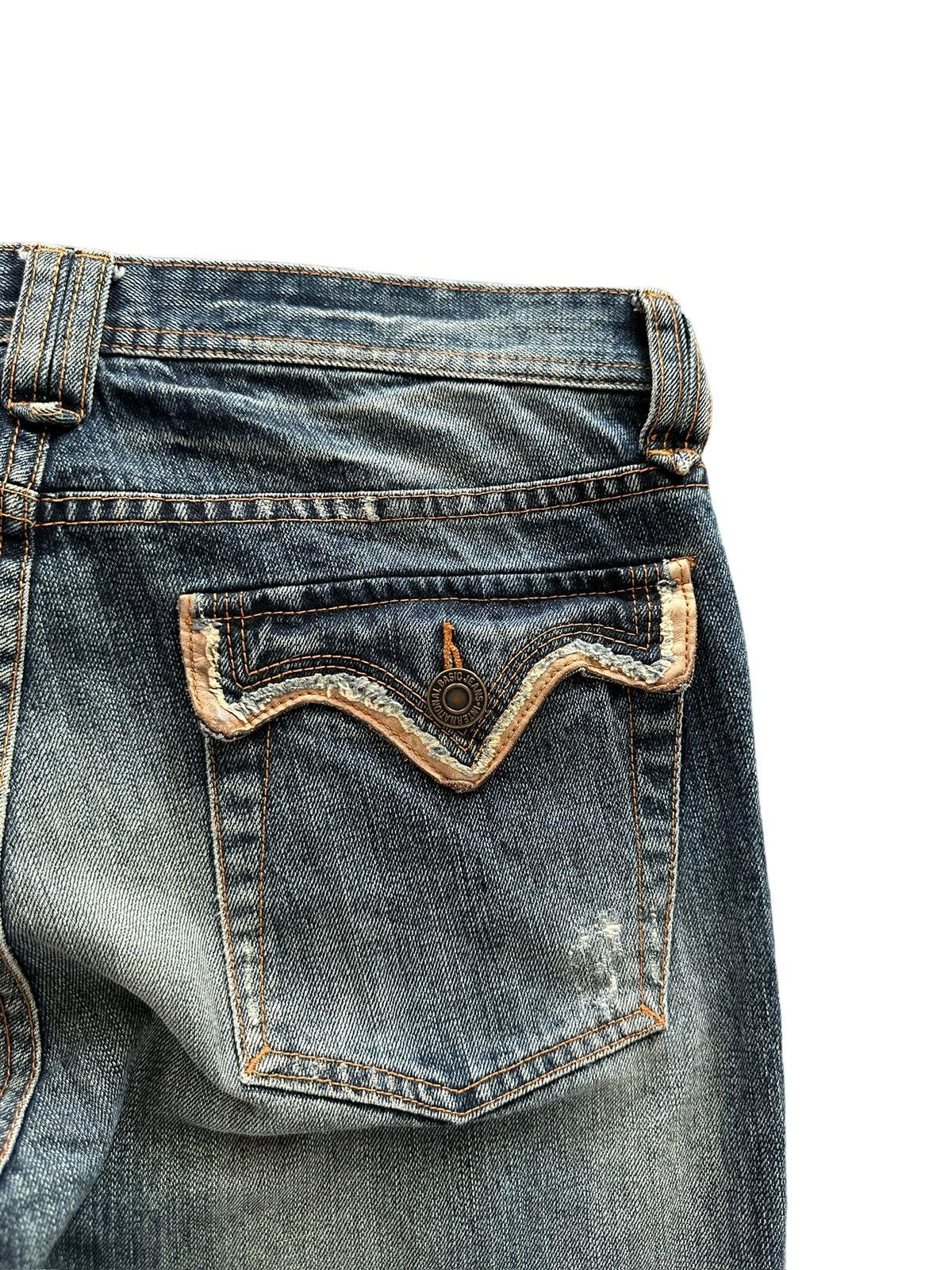 5351 POUR LES HOMMES [34x38] 00's EDGE By Rupert Japan mudmax denim Size US 34 / EU 50 - 10 Thumbnail