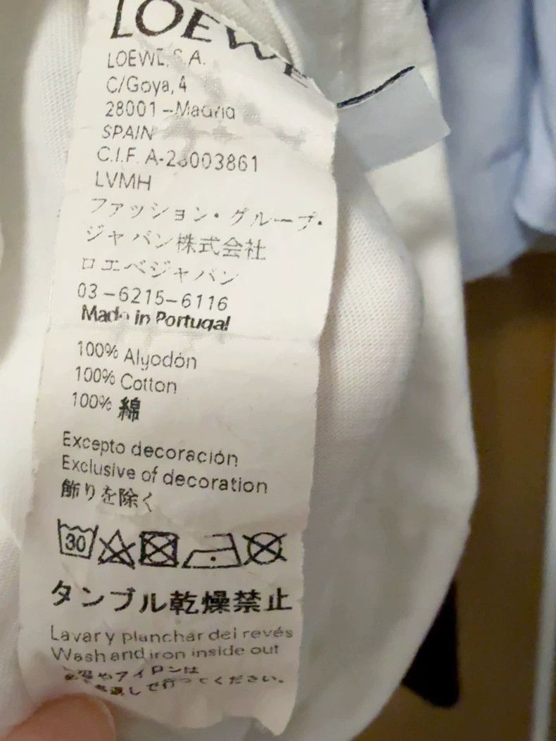 Loewe loewe white short sleeves 2504-Nextarrow Size US S / EU 44-46 / 1 - 3 Thumbnail