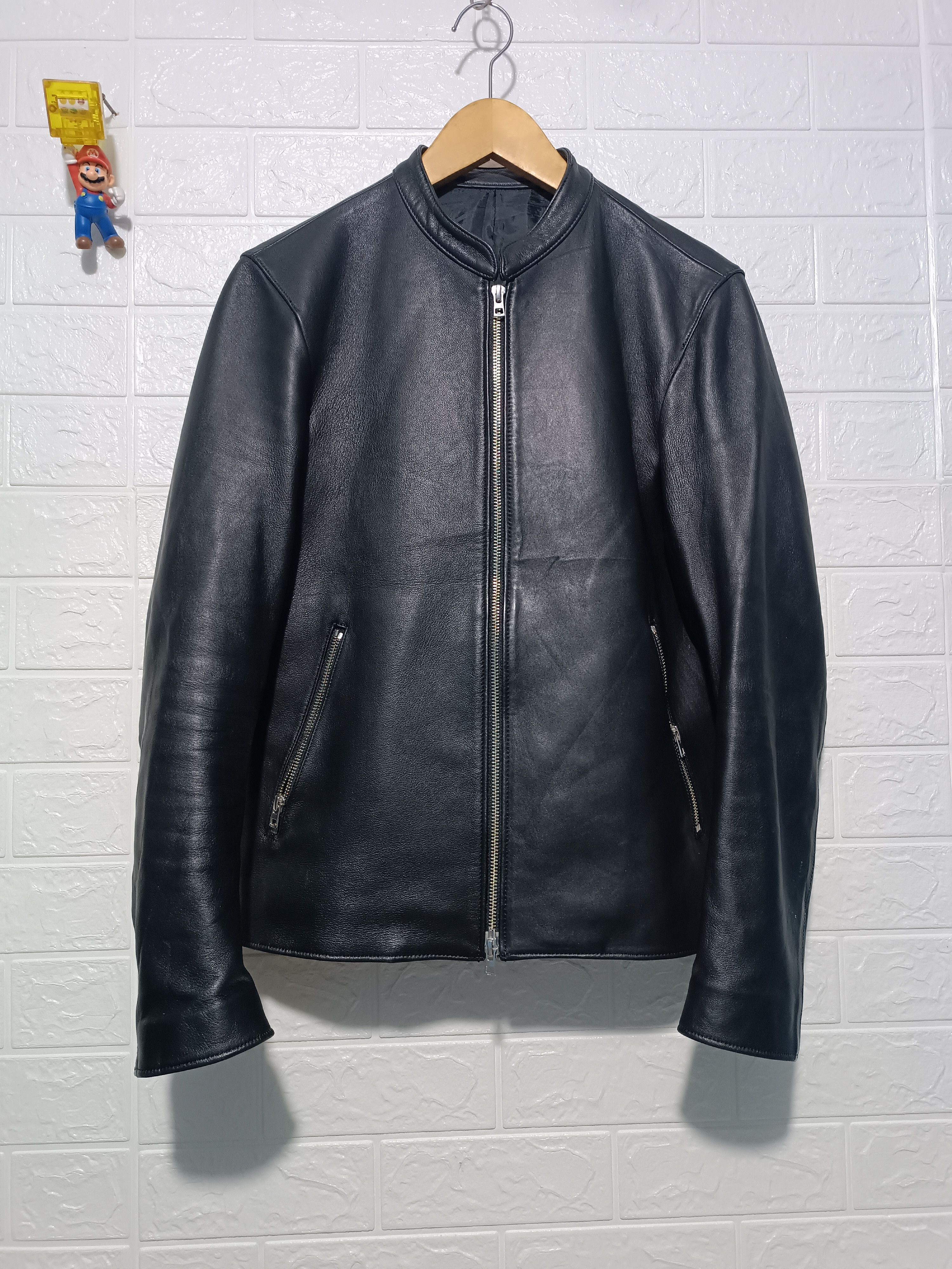 Japanese Brand LIDNM Leather Jacket Custom VOID System Error Size US M / EU 48-50 / 2 - 3 Thumbnail
