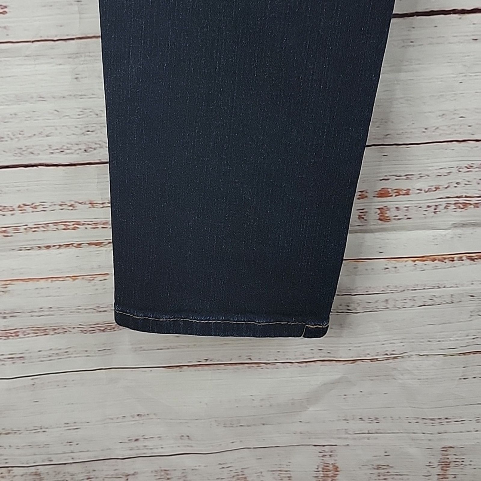 Frame FRAME Le Skinny de Jeanne Dark Wash Mid Rise Jeans 30 Size 30" / US 8 / IT 44 - 4 Thumbnail
