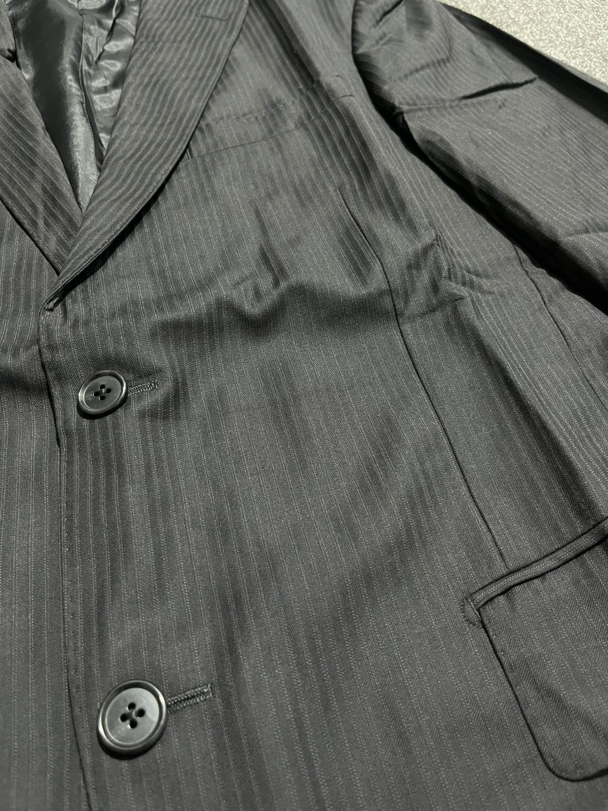 Loro Piana 2000s loro piana stripe blazer Size US L / EU 52-54 / 3 - 3 Thumbnail