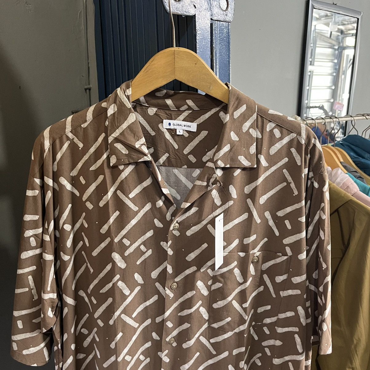 Issey Miyake Global work Open Collar Short Sleeve shirt Size US L / EU 52-54 / 3 - 2 Thumbnail