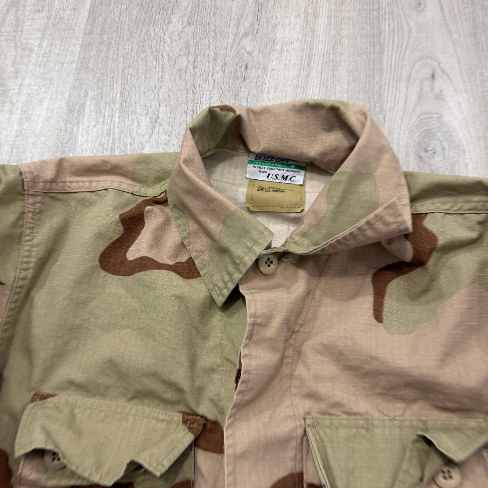 Vintage US Marines Military Shirt Jacket Mens Small Buzz Off Shacket Size US S / EU 44-46 / 1 - 3 Thumbnail