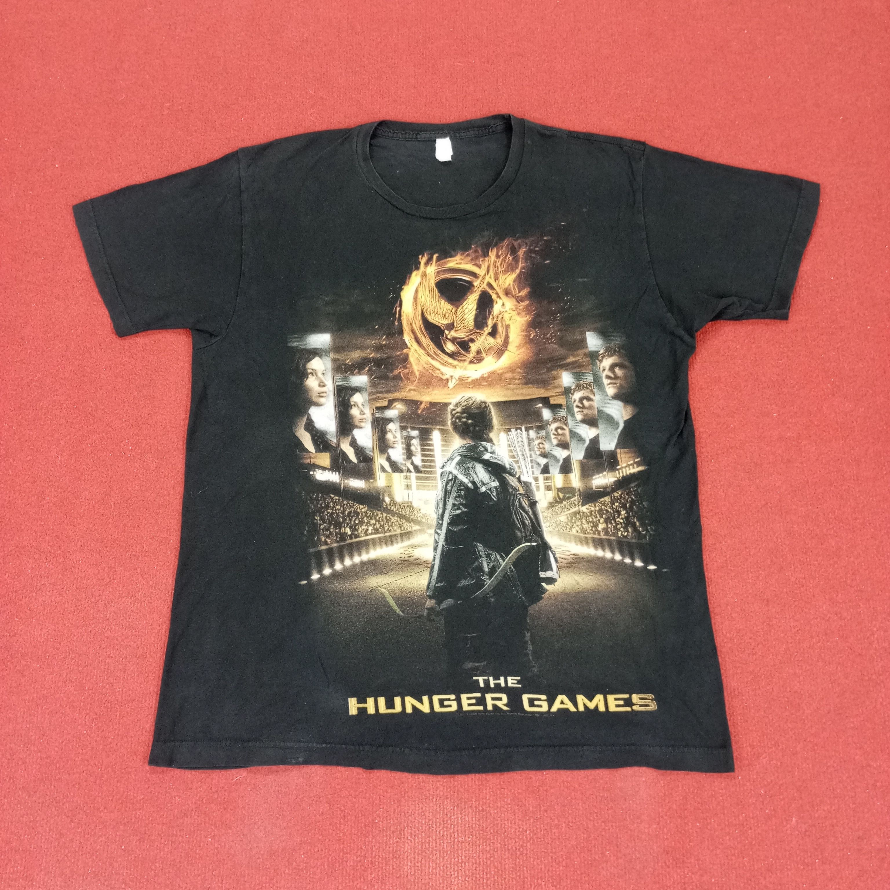 Vintage The Hunger Games Movie Promo Style Tshirt Size US L / EU 52-54 / 3 - 1 Thumbnail