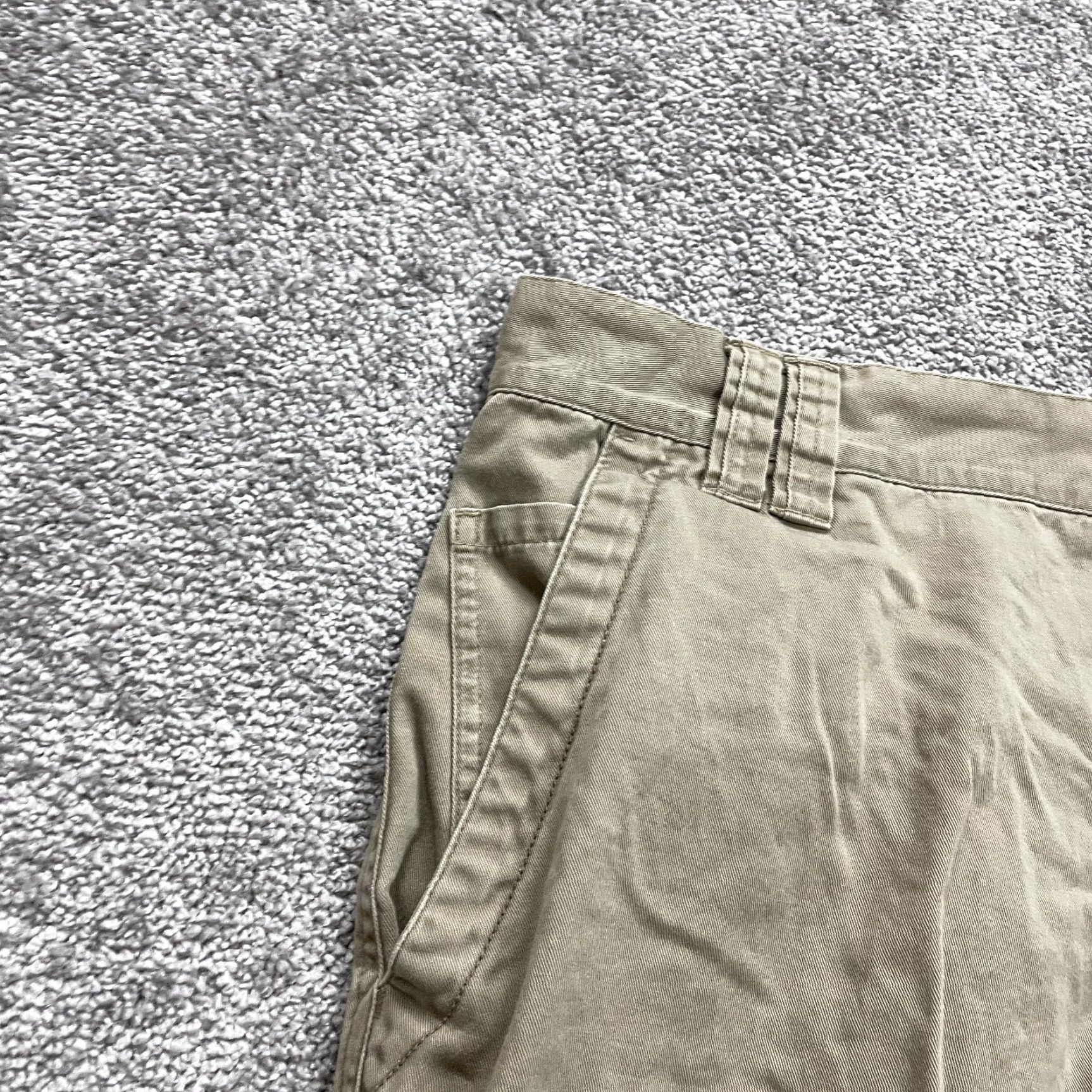 Vintage Columbia Cargo Shorts Men 40 Brown Canvas Flat Front Outdoor Casual 10" Inseam Size US 40 / EU 56 - 4 Thumbnail