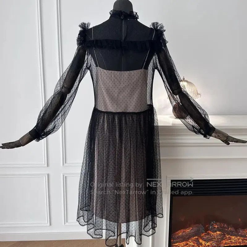 Miu Miu Miu Miu Black Dress for Women Size S . Size S / US 4 / IT 40 - 1 Thumbnail