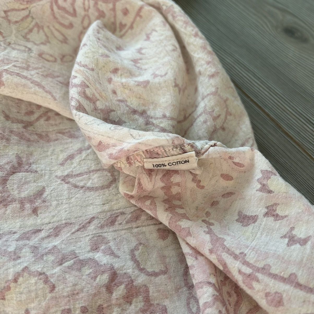 Magnolia Pearl Magnolia Pearl Idgy Blockprint Paisley Shirt/Blouse Size ONE SIZE - 15 Thumbnail