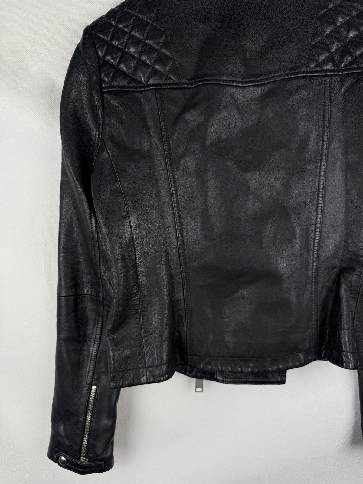 Allsaints Allsaints Catch Biker Ladies Leather Full Zip Jacket Size M / US 6-8 / IT 42-44 - 19 Thumbnail