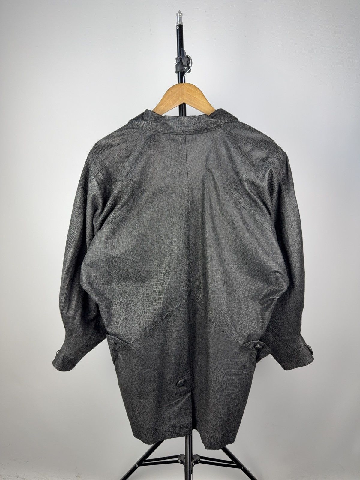 Vintage Vintage 90s Avant Garde Leather Biker MOTO Y2K Jacket Size US S / EU 44-46 / 1 - 9 Thumbnail