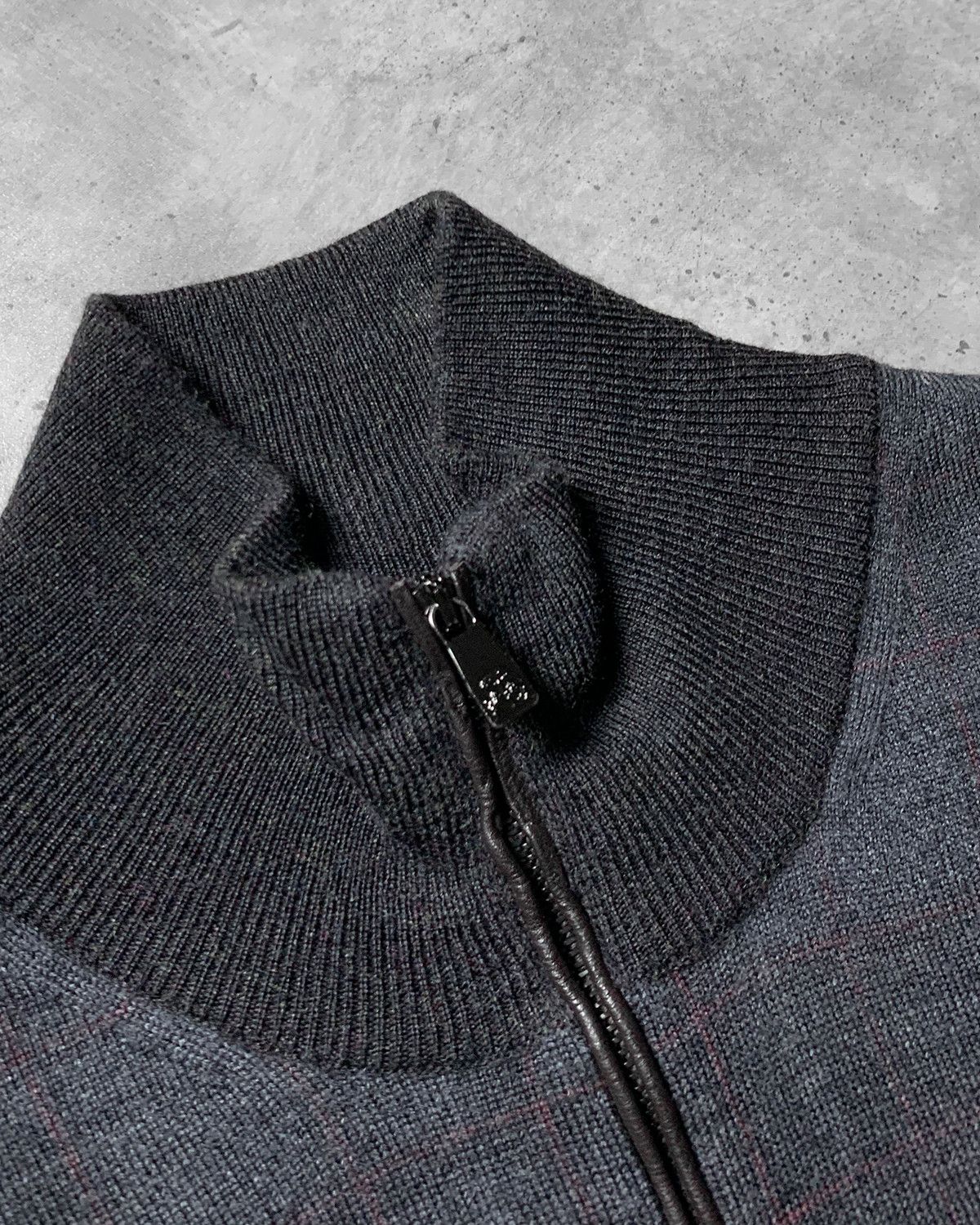 Corneliani Corneliani Knitted Zip Up Sweater - M Size US M / EU 48-50 / 2 - 3 Thumbnail