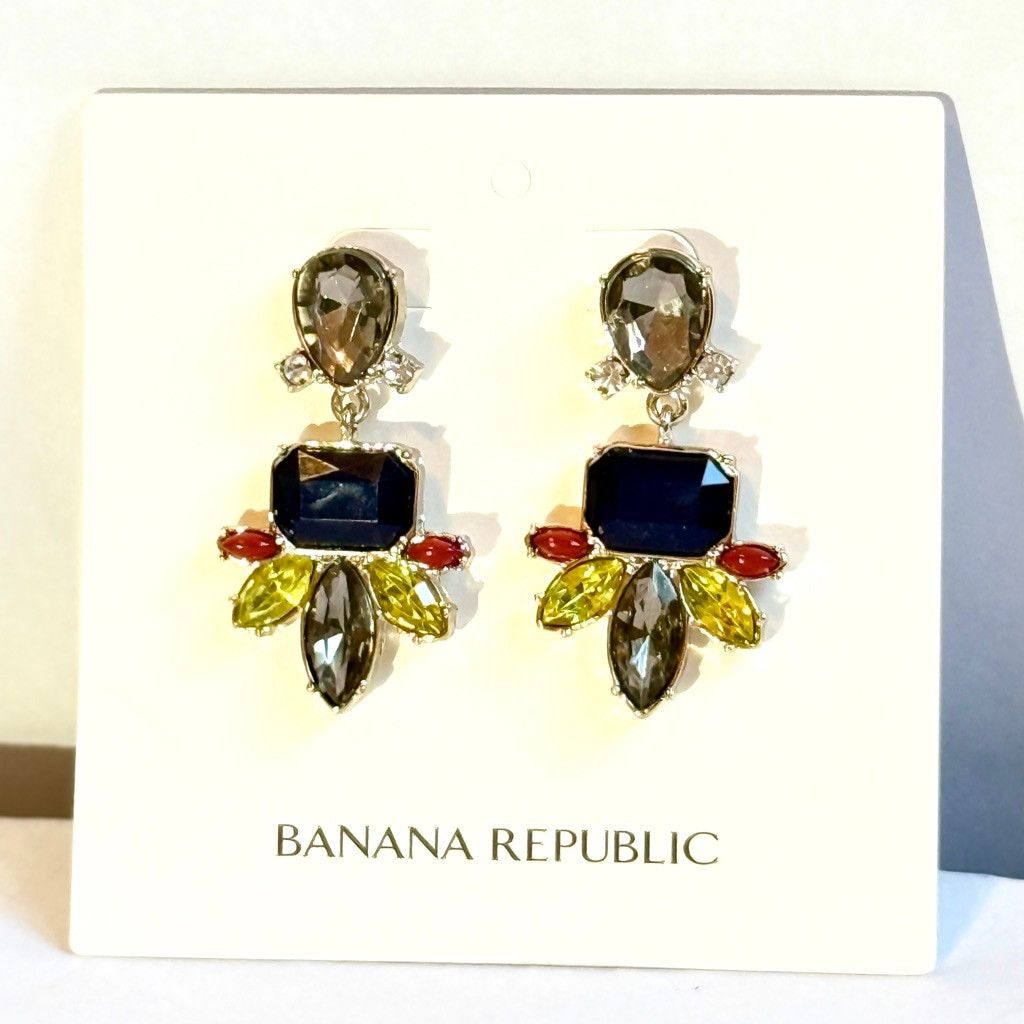 Banana Republic BANANA REPUBLIC Regalia Jewel Drop Earrings | NWT Size ONE SIZE - 4 Thumbnail