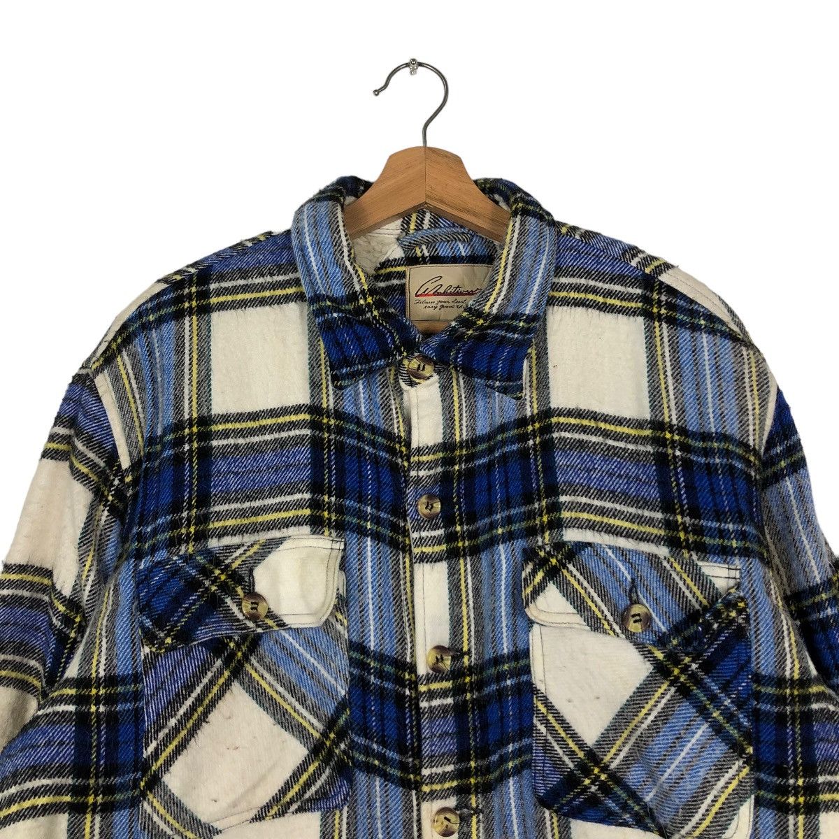 Flannel 🔥Tartan Design Check Flannel Jacket Japan Made Size US L / EU 52-54 / 3 - 3 Thumbnail